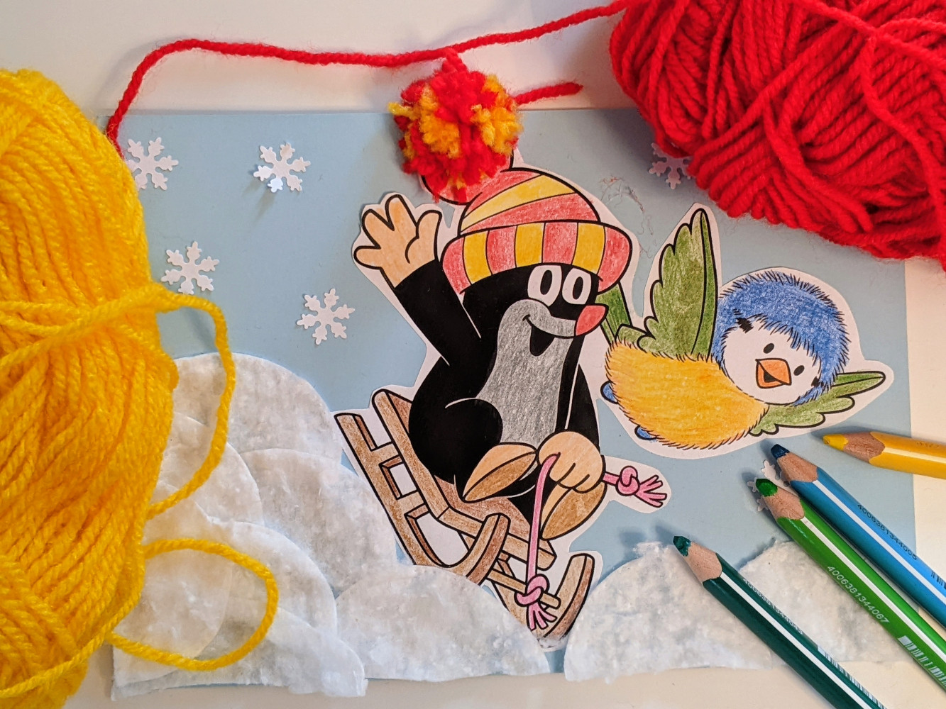 Krteček vyrábění skal